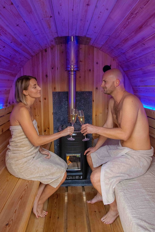 Sauna-aan-huis: verhuur mobiele sauna